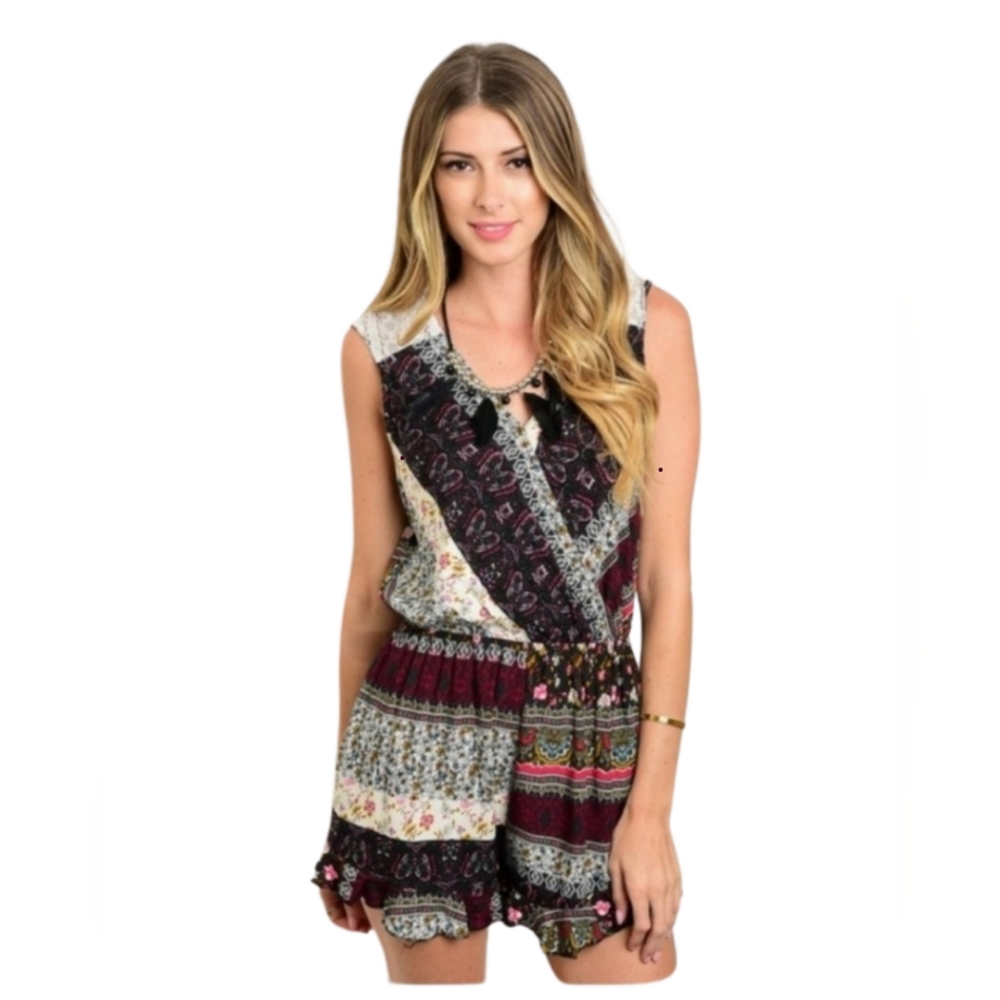 💥SALE💥Bohemian Patchwork Sleeveless Dress